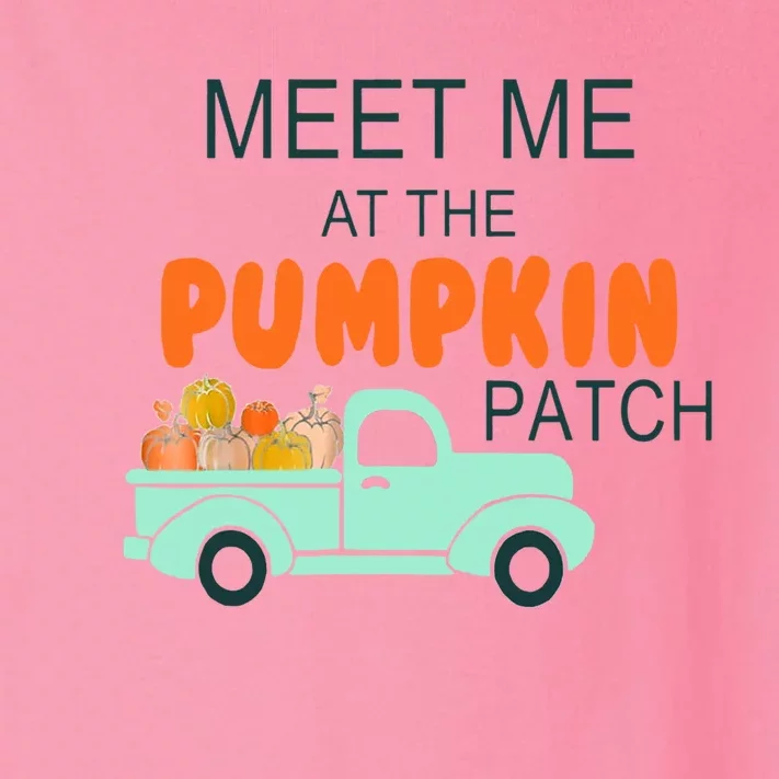 Halloween Costume Meet Me At The Pumpkin Patch Cool Gift Toddler Long Sleeve Shirt