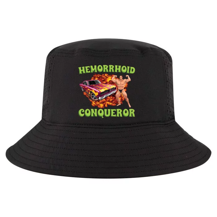 Hemorrhoid Conqueror Meme Cool Comfort Performance Bucket Hat