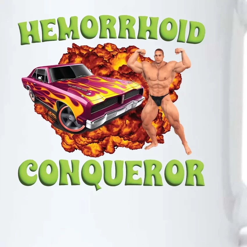 Hemorrhoid Conqueror Meme Black Color Changing Mug