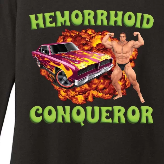 Hemorrhoid Conqueror Meme Womens CVC Long Sleeve Shirt