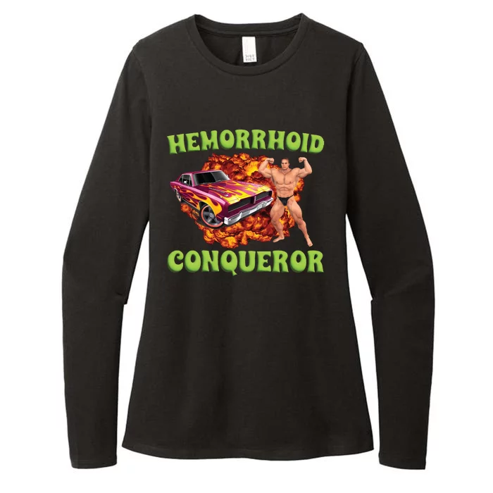 Hemorrhoid Conqueror Meme Womens CVC Long Sleeve Shirt