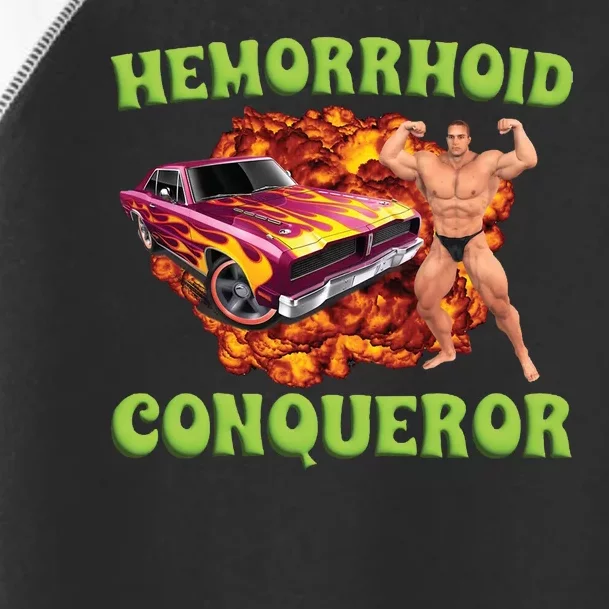 Hemorrhoid Conqueror Meme Toddler Fine Jersey T-Shirt