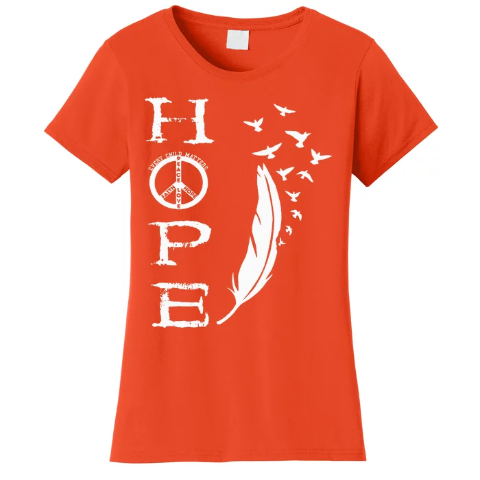 Hope Childs Matter Canada Residential Schools Orange Day Women's T-Shirt