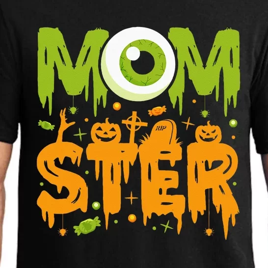 Halloween Costume Momster Spooky Halloween Pajama Set