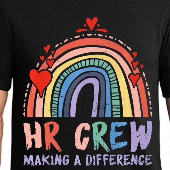 HR Crew Making A Difference HR Officer HR Consultant Pajama Set