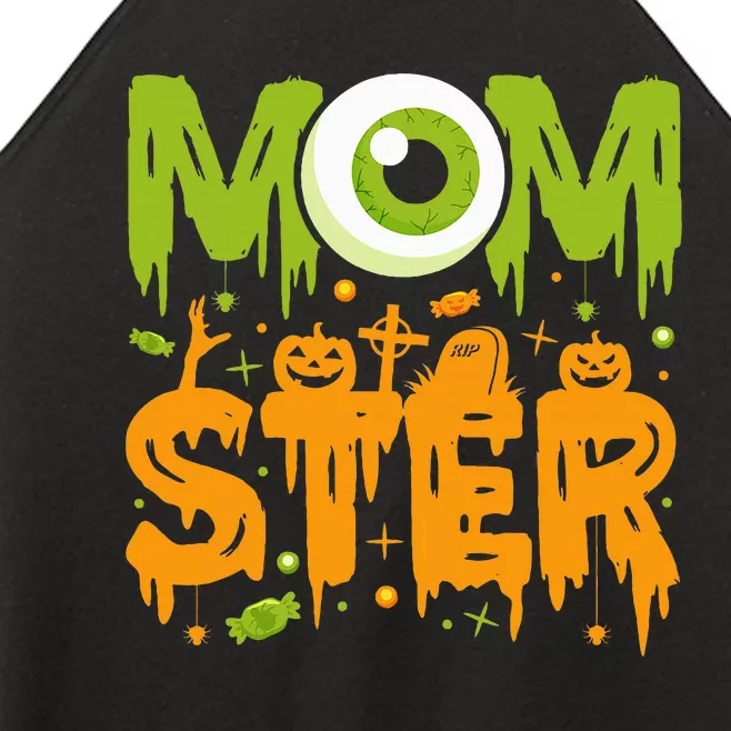 Halloween Costume Momster spooky Halloween Women’s Perfect Tri Rocker Tank