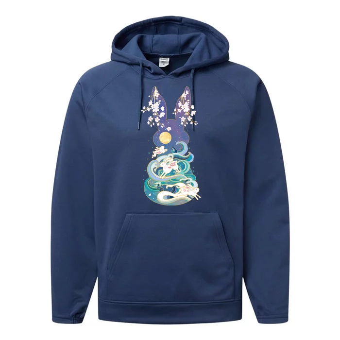 Happy Chinese New Year Year Of The Rabbit Performance Fleece Hoodie