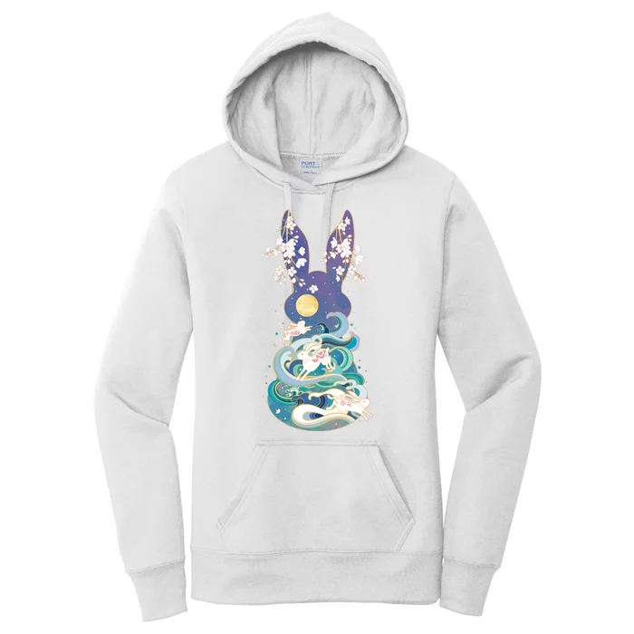 Happy Chinese New Year Year Of The Rabbit Women's Pullover Hoodie