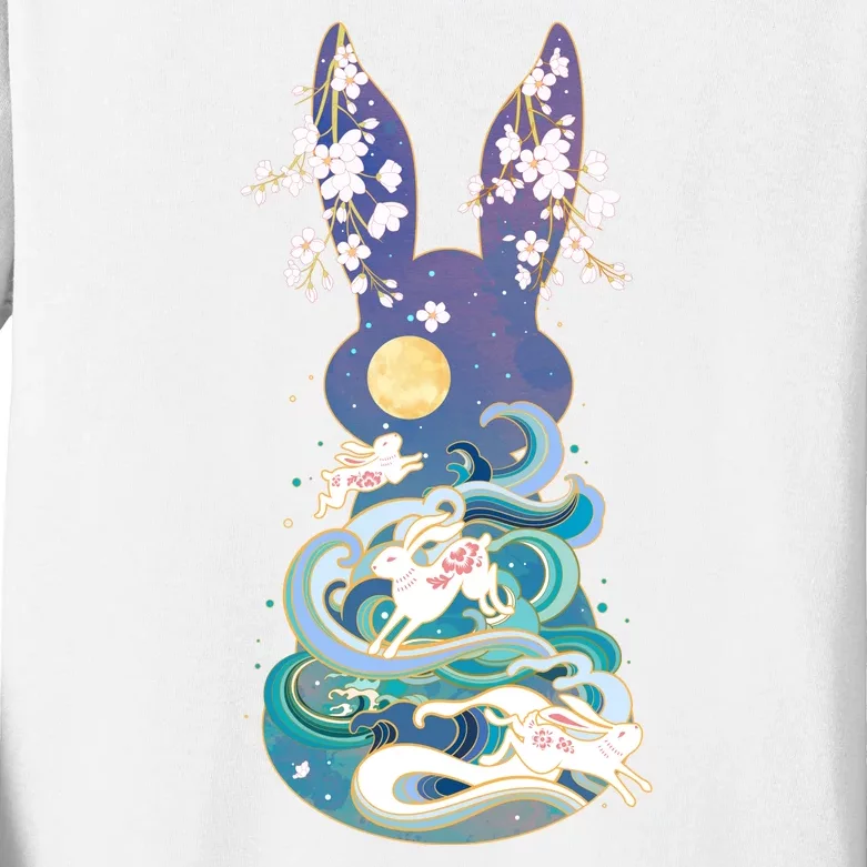 Happy Chinese New Year Year Of The Rabbit Kids Long Sleeve Shirt