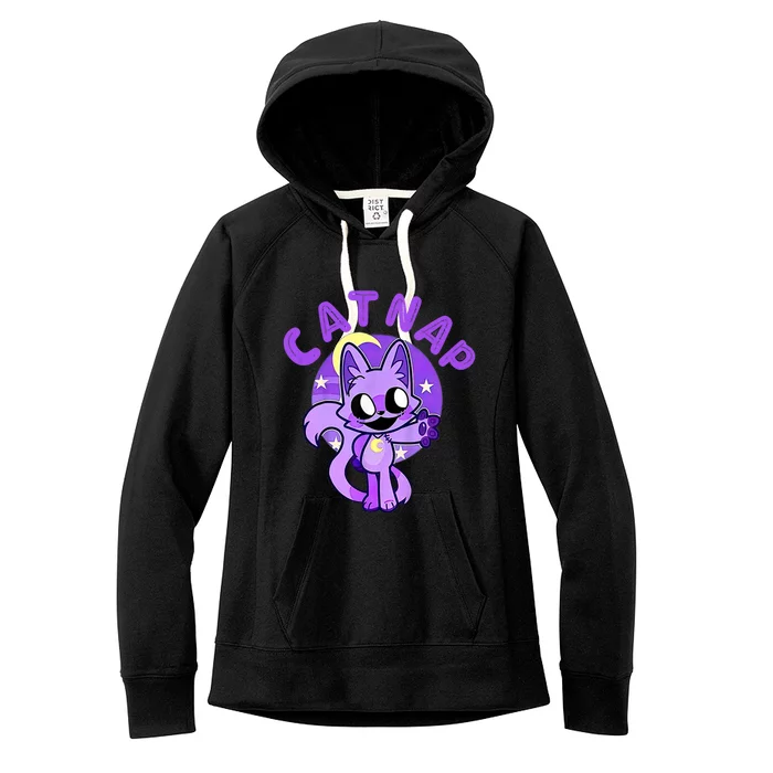 Hi Cats Nap Lover Funny Cat Lover Women's Fleece Hoodie