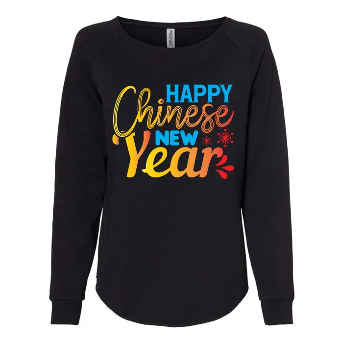 Happy Chinese New Year Funny Womens California Wash Sweatshirt