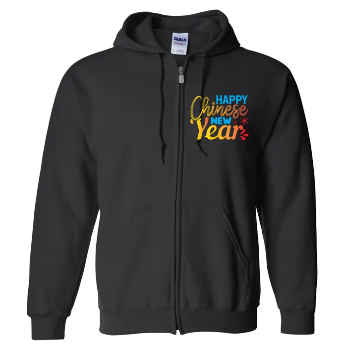 Happy Chinese New Year Funny Full Zip Hoodie