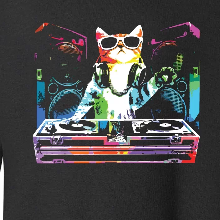 HOUSE CAT New DJ Cat Kitty Toddler Sweatshirt