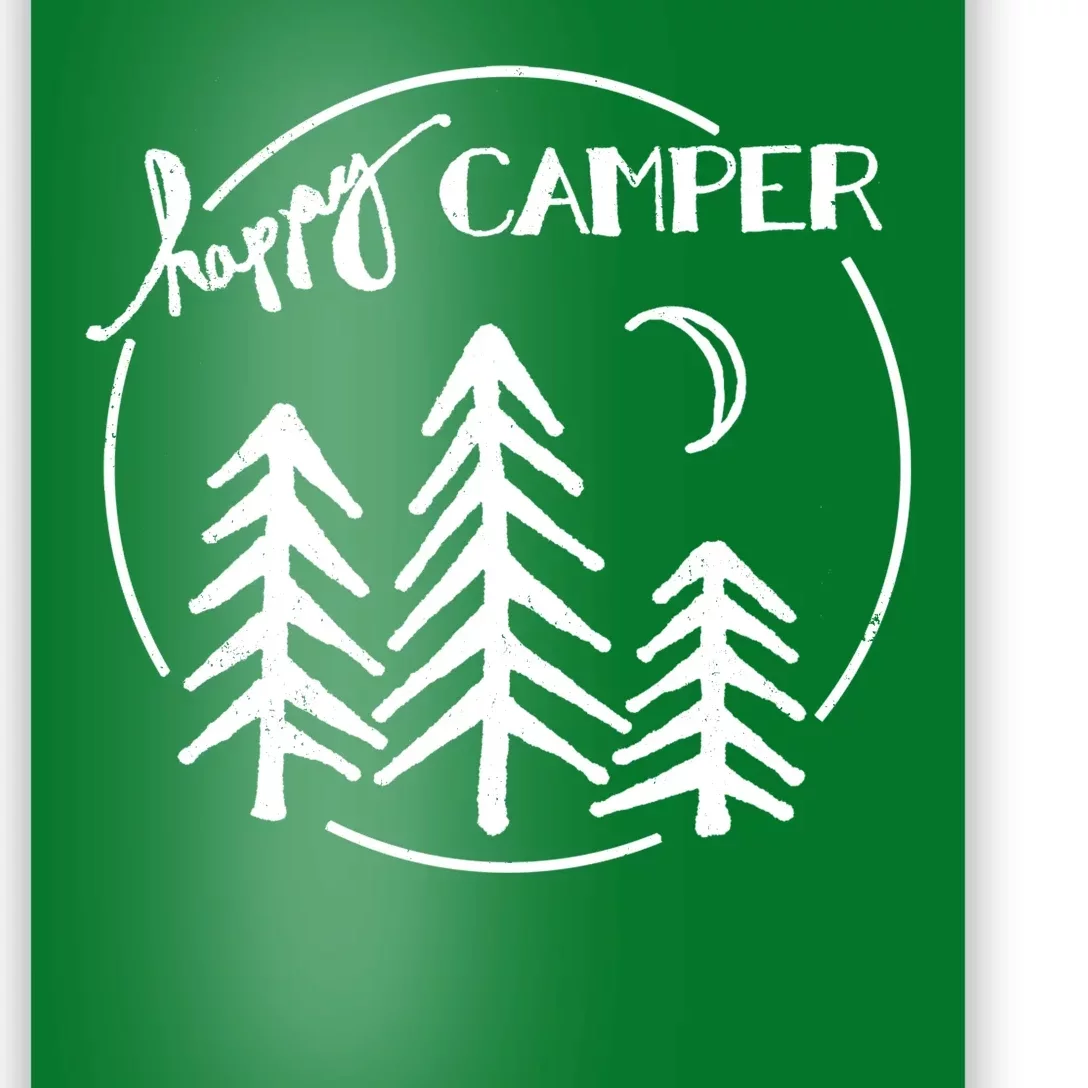 Happy Camper Nature Poster