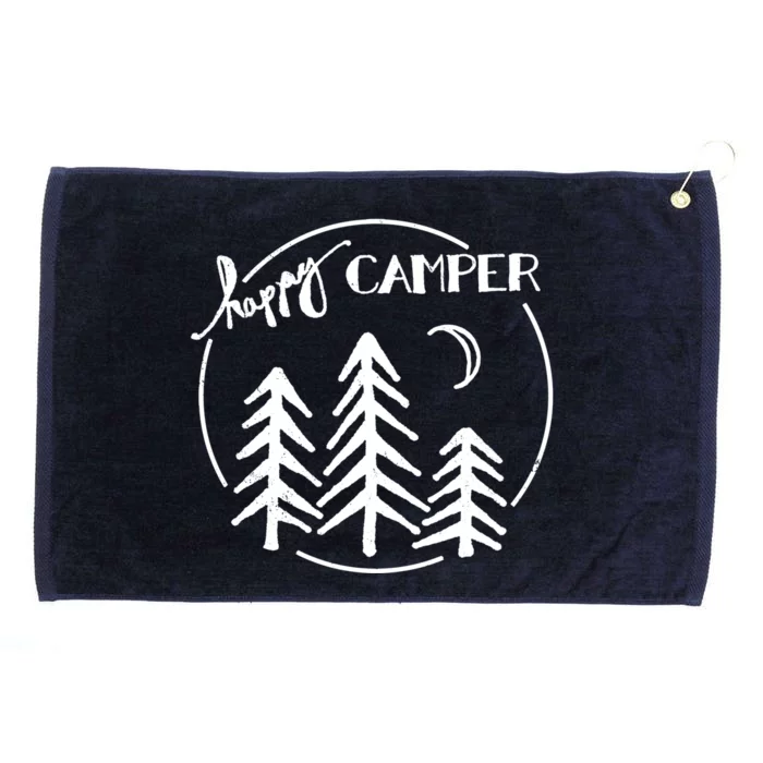 Happy Camper Nature Grommeted Golf Towel