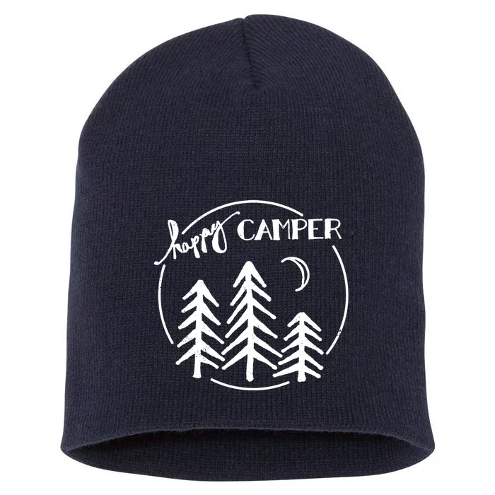 Happy Camper Nature Short Acrylic Beanie