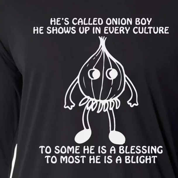 He’S Called Onion Boy He Shows Up In Every Culture Cooling Performance Long Sleeve Crew