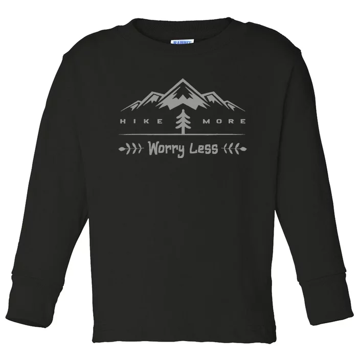 Hiking Camping Outdoor Backpacking Hiking Toddler Long Sleeve Shirt