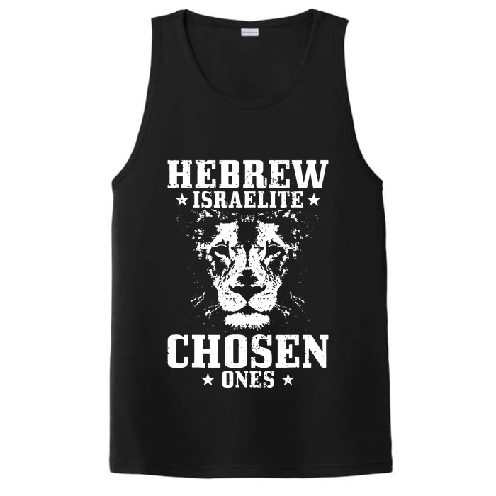 Hebrew Chosen Ones Israel Lion Of Judah Performance Tank