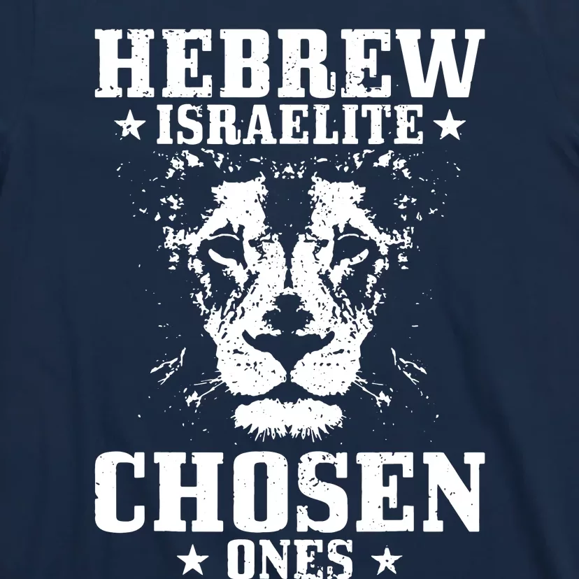 Hebrew Chosen Ones Israel Lion Of Judah T-Shirt