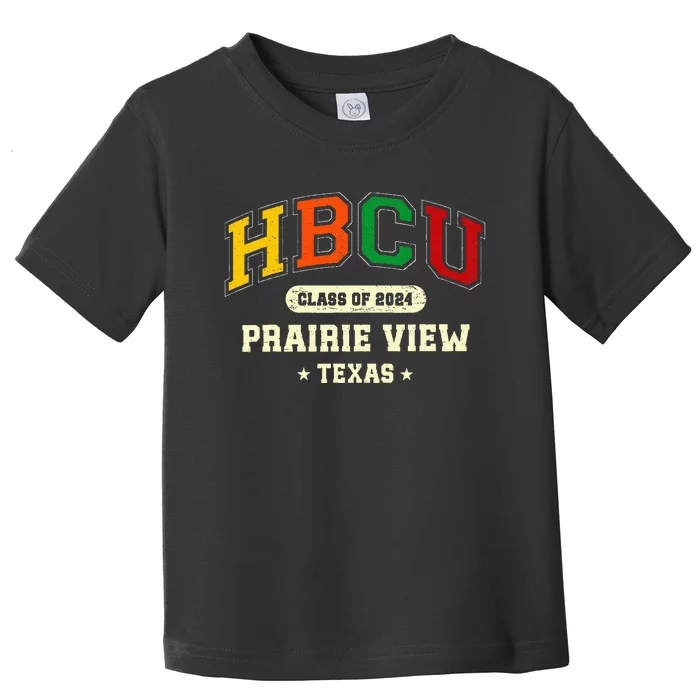 Hbcu Class Of 2024 Prairie View Texas Pride Toddler T-Shirt