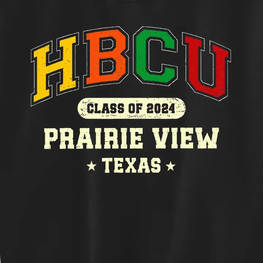 Hbcu Class Of 2024 Prairie View Texas Pride Kids Sweatshirt