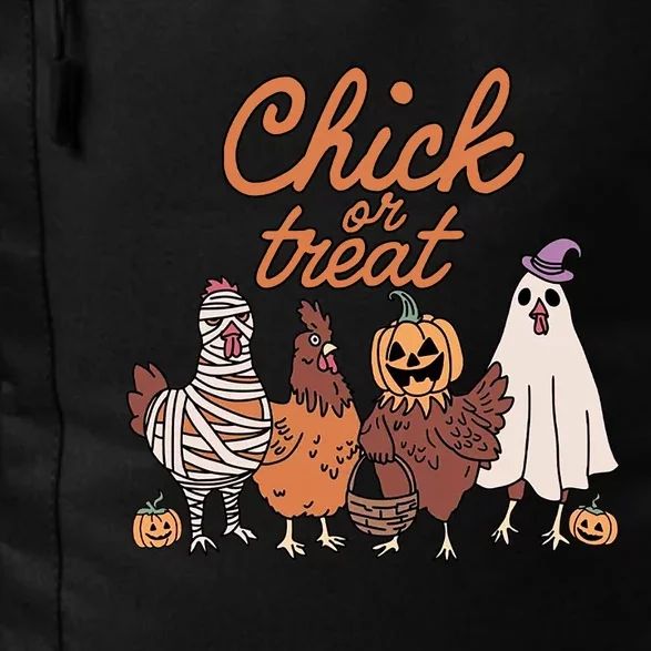 Halloween Chick Or Treat Halloween Chicken Daily Commute Backpack