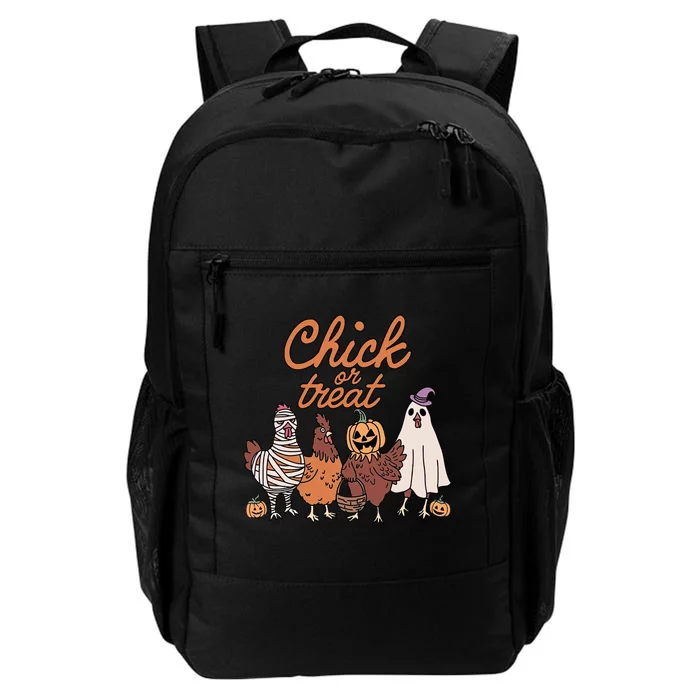 Halloween Chick Or Treat Halloween Chicken Daily Commute Backpack