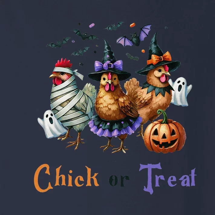 Halloween Chick Or Treat Pumpkins Chickens Farmer Funny Toddler Long Sleeve Shirt