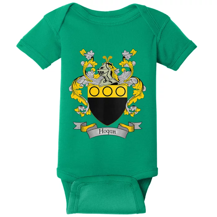 Hogan Coat of Arms  Hogan Surname Family Crest Baby Bodysuit