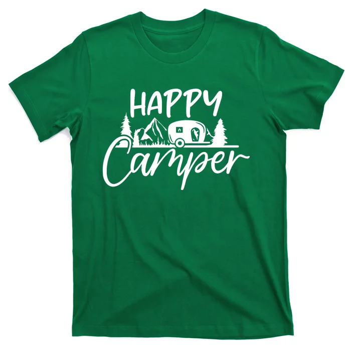 Happy Camper Outdoors Nature T-Shirt