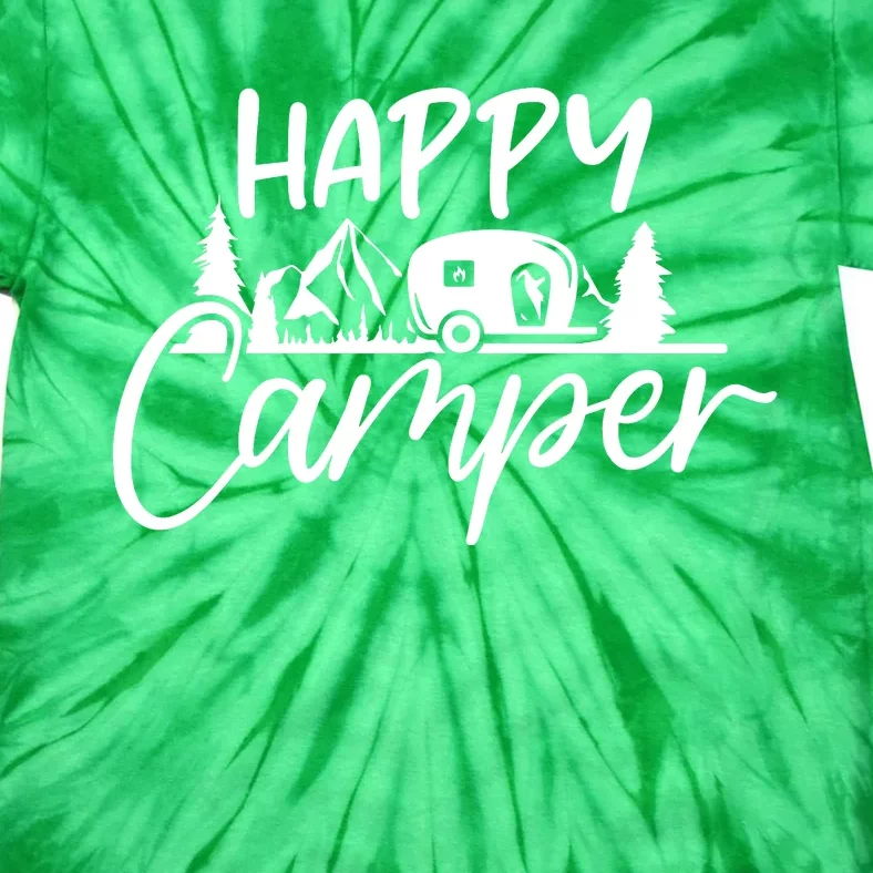 Happy Camper Outdoors Nature Tie-Dye T-Shirt