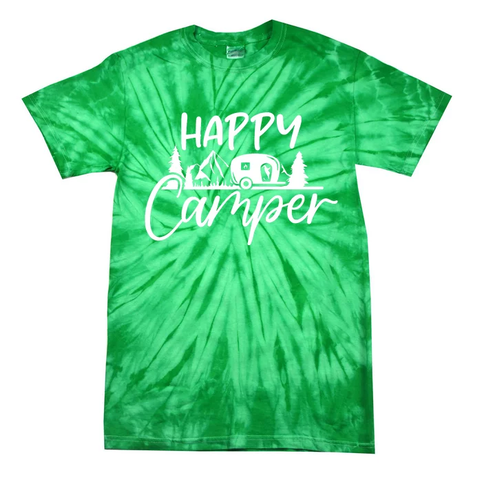 Happy Camper Outdoors Nature Tie-Dye T-Shirt