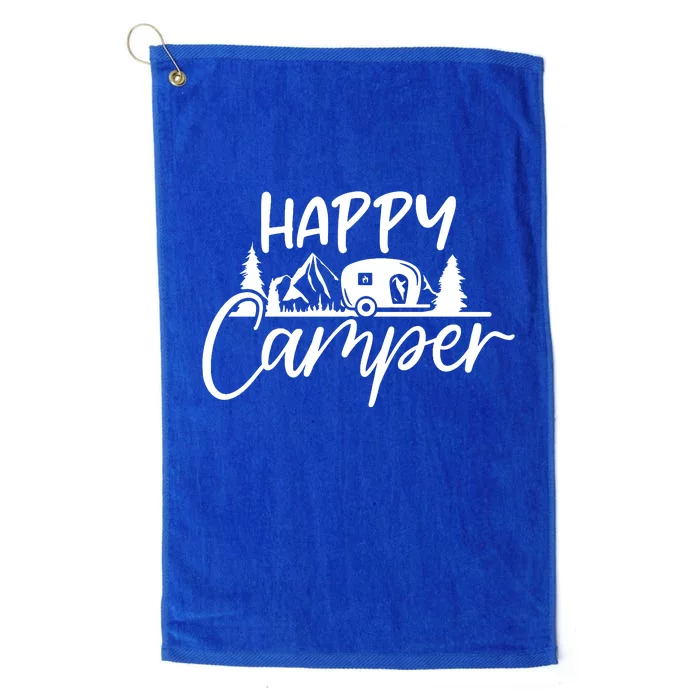 Happy Camper Outdoors Nature Platinum Collection Golf Towel