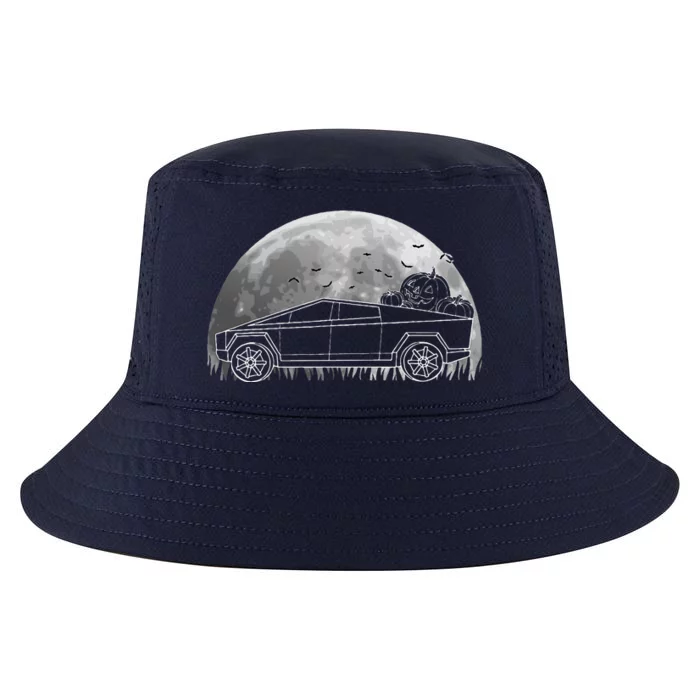 Halloween CyberTrucks Pumpkin Truck EV Electric Car Lover Cool Comfort Performance Bucket Hat