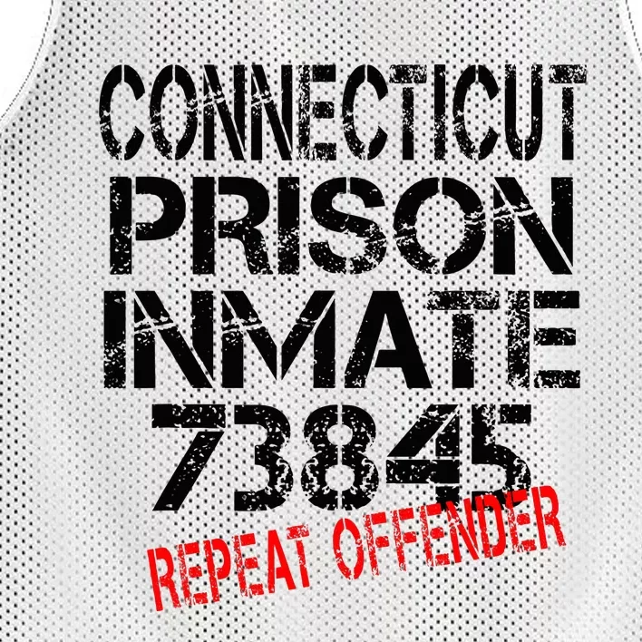 Halloween Connecticut Prisoner Party Costume Mesh Reversible Basketball Jersey Tank