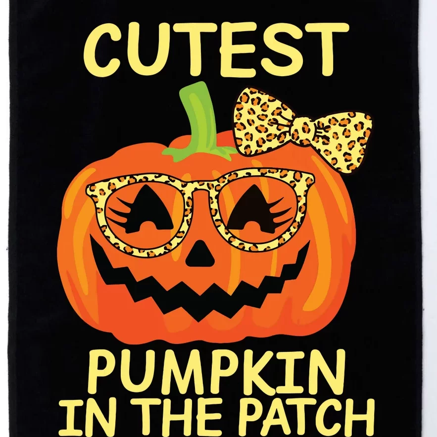 Halloween Cutest Pumpkin In The Patch Girl Halloween Pumpkin Platinum Collection Golf Towel