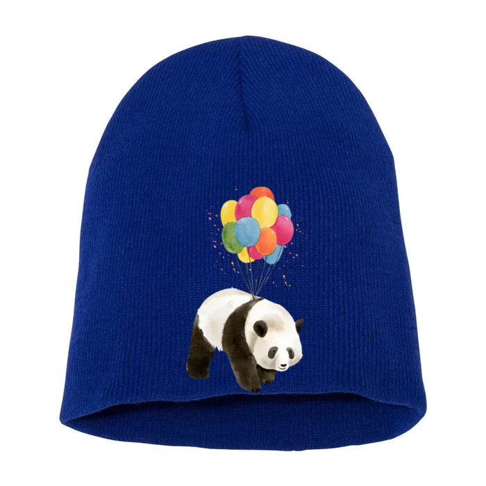 Happy Celebration Panda Balloon Short Acrylic Beanie