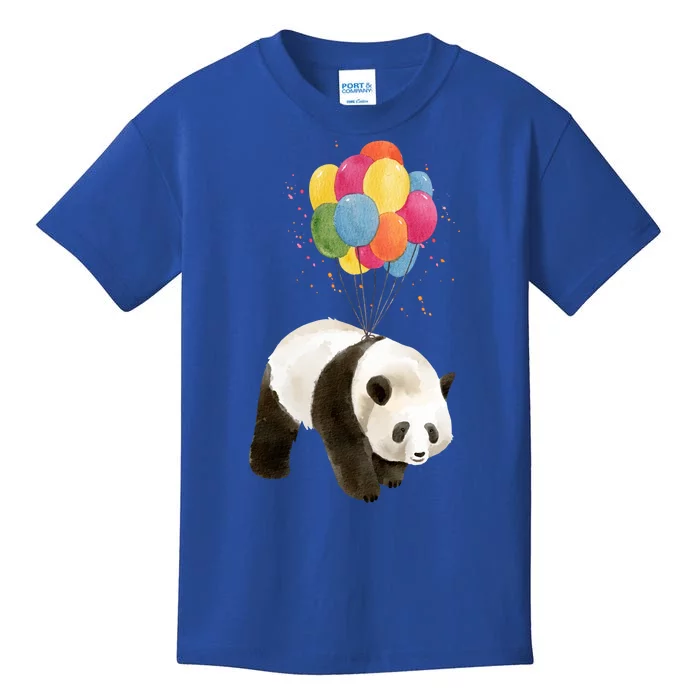 Happy Celebration Panda Balloon Kids T-Shirt