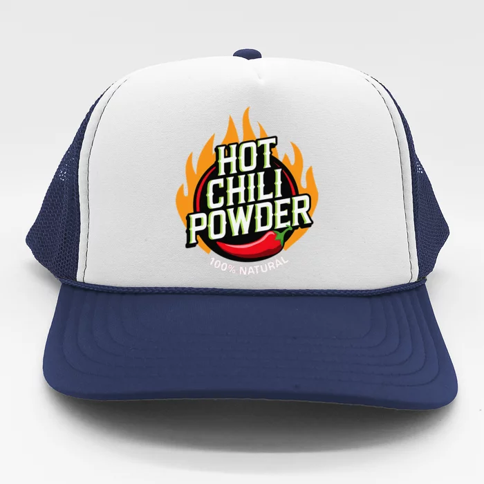 Hot Chili Powder Halloween Costume Matching Halloween Trucker Hat