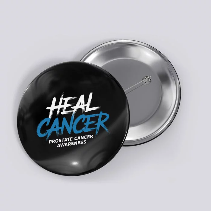 Heal Cancer Prostate Cancer Awareness Month Ribbon Button