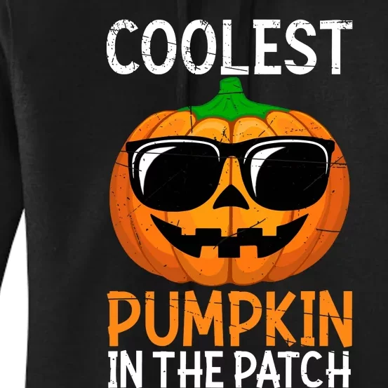 Halloween Coolest Pumpkin In The Patch Women's Pullover Hoodie