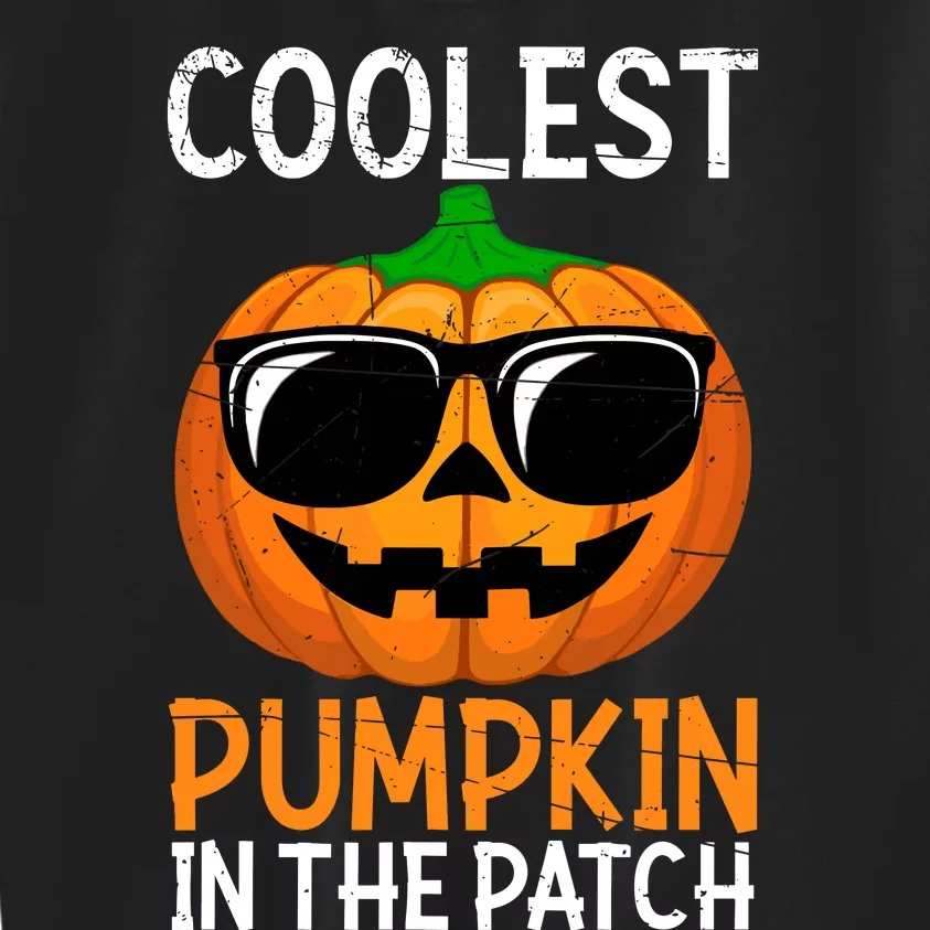 Halloween Coolest Pumpkin In The Patch Kids Sweatshirt