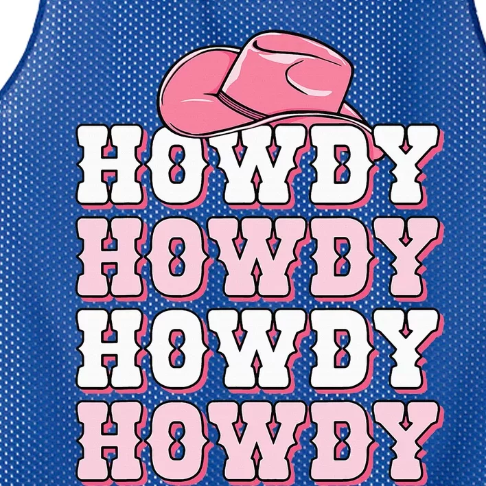 Howdy Cow Print Western Country Cowgirl Texas Rodeo Mesh Reversible Basketball Jersey Tank