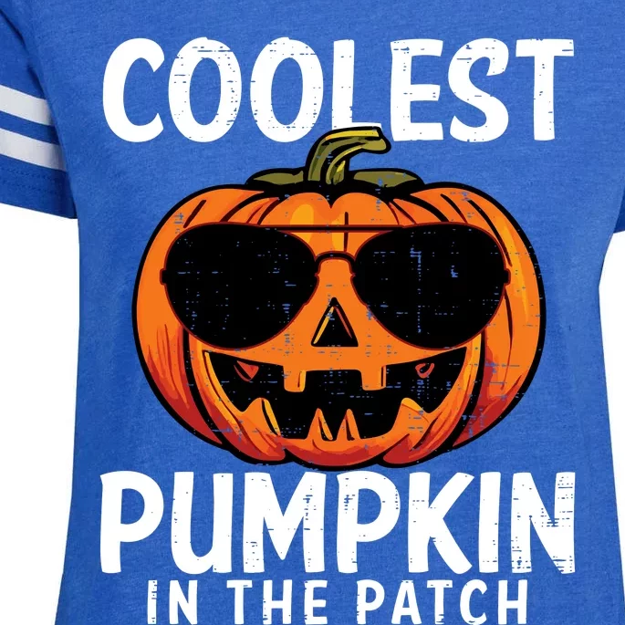 Halloween Coolest Pumpkin In The Patch Enza Ladies Jersey Football T-Shirt