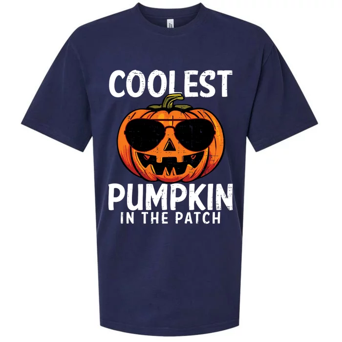 Halloween Coolest Pumpkin In The Patch Sueded Cloud Jersey T-Shirt