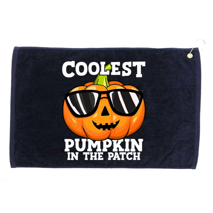 Halloween Coolest Pumpkin In The Patch Grommeted Golf Towel