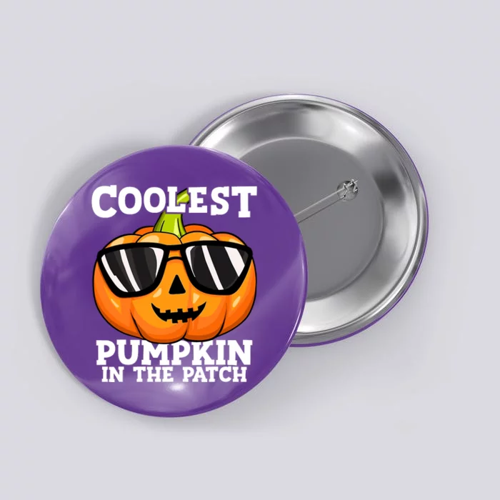 Halloween Coolest Pumpkin In The Patch Button