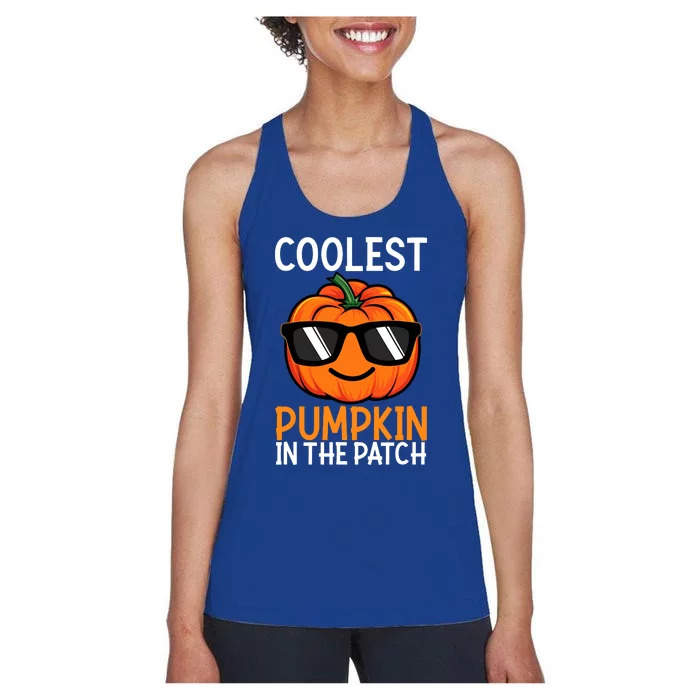 Halloween Coolest Pumpkin In The Patch Women's Racerback Tank