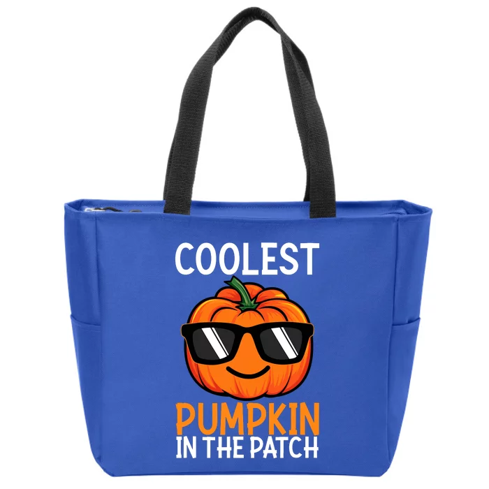 Halloween Coolest Pumpkin In The Patch Zip Tote Bag